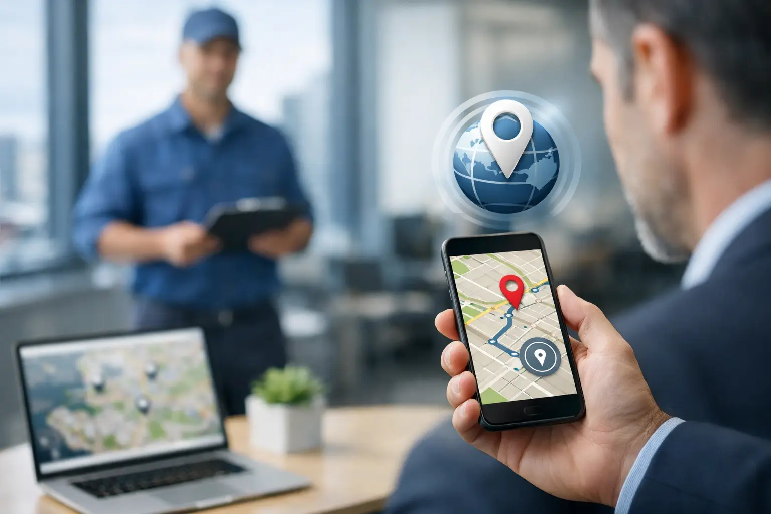 Fichaje de empleados con GPS: control real