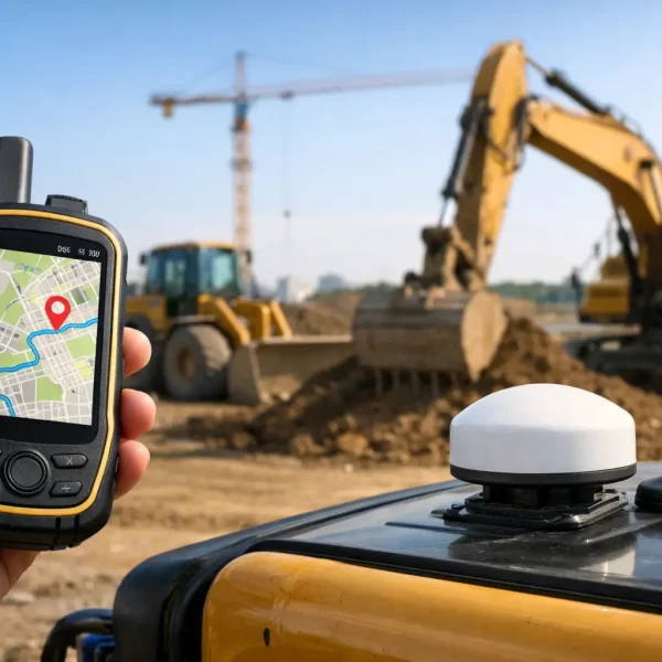 GPS para maquinaria de construcción eficaz