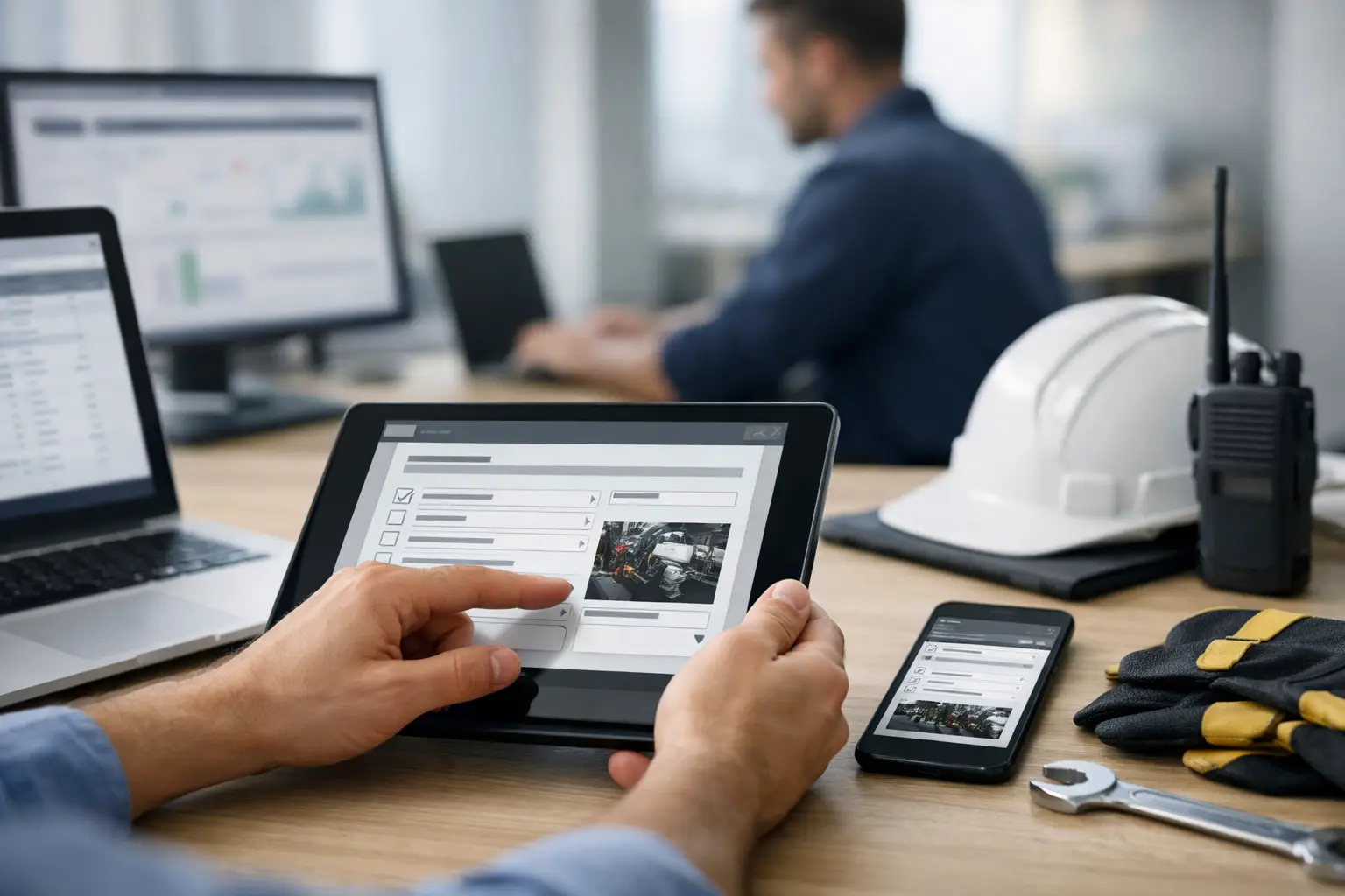Partes de trabajo digitales para ganar control