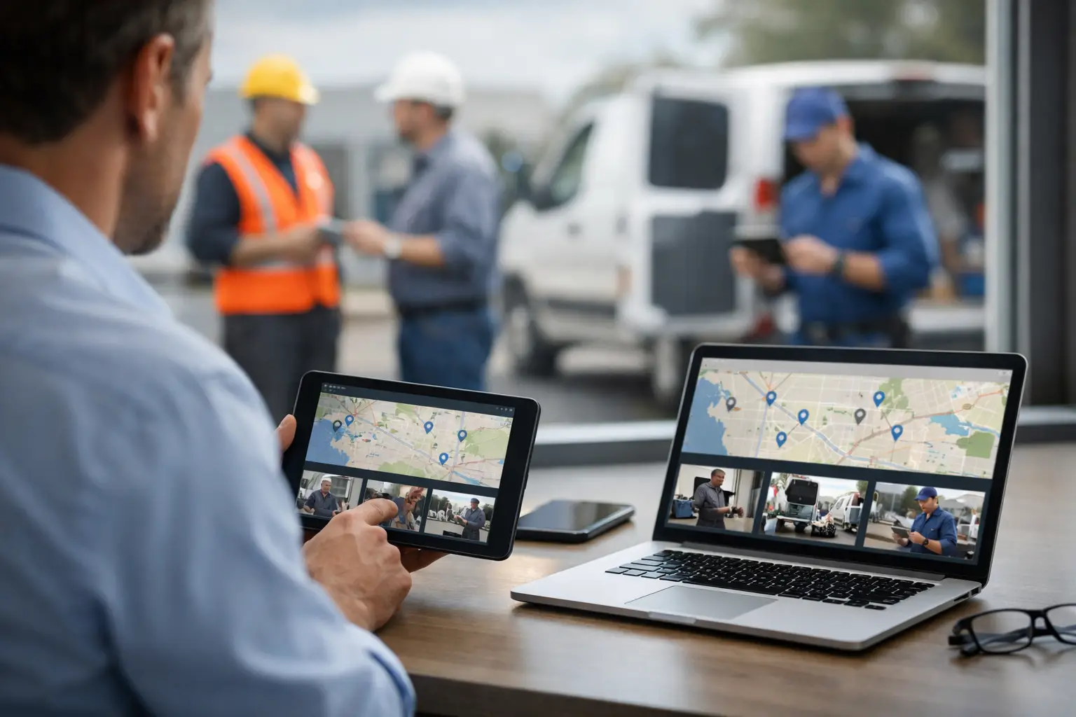Cómo supervisar equipos móviles con control real