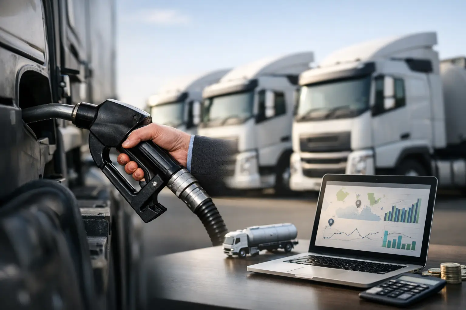 Control combustible en flotas sin perder margen