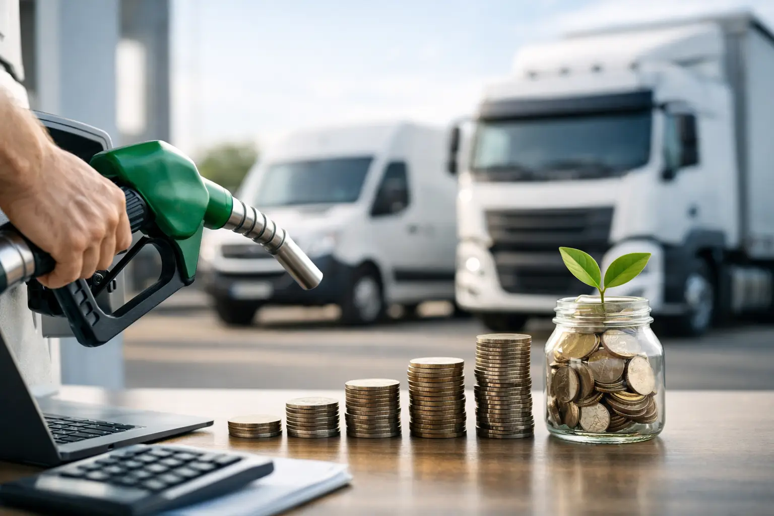 Ejemplo ahorro combustible flotas real