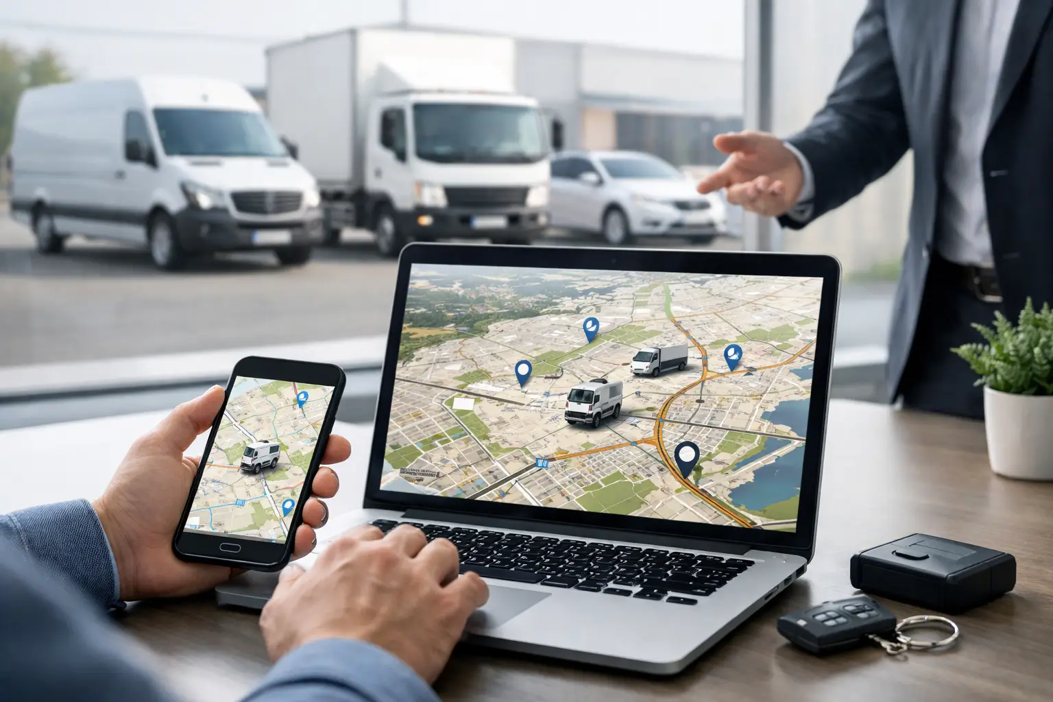 Seguimiento de vehiculos para empresas