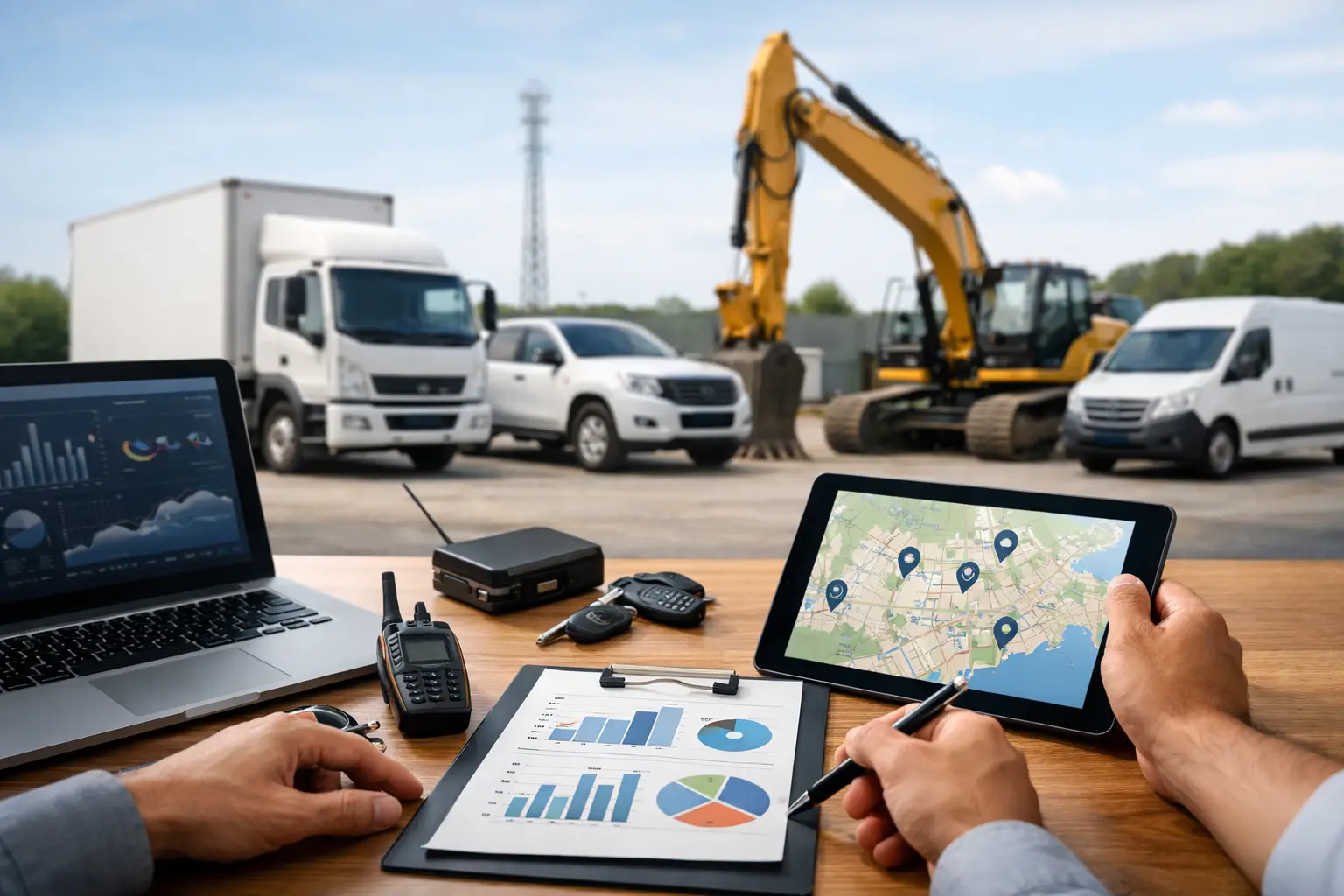 Guía de control de activos para flotas y equipos